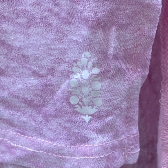 Free People Movement Burnout Acid Wash Flowy Tank Top in light pink purp… - Picture 2 of 4